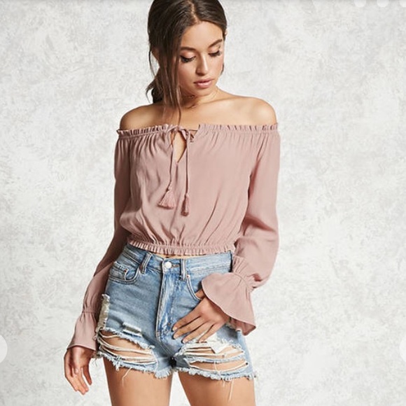 forever 21 off the shoulder